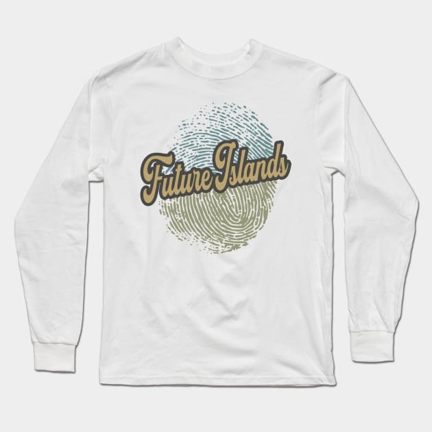 Future Islands Fingerprint Long Sleeve T-Shirt by anotherquicksand